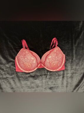 Victoria's Secret Red Lace Push-Up Bra